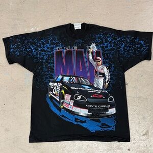 Vintage Dale Earnhardt "The Man" All Over Print T-Shirt Chase Racewear XL